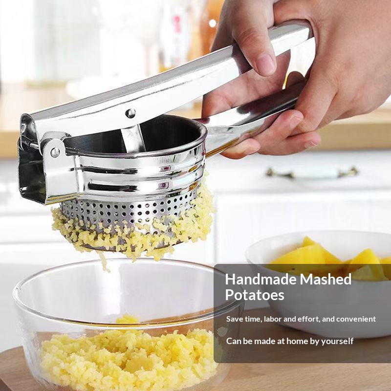 不锈钢压薯器手动榨汁机土豆泥捣碎器压红薯泥辅食工具