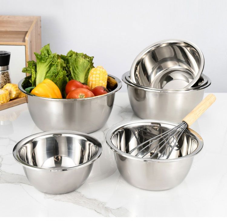 不锈钢汤盆厨房饭盆调料盆小盆拌料菜盆汤碗食品级茶洗菜碗电磁炉