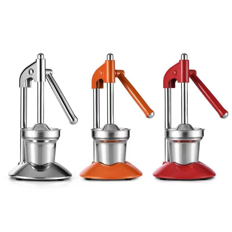 手动榨汁机304不锈钢手摇榨汁神器家用商用橙子柠檬石榴榨汁专用