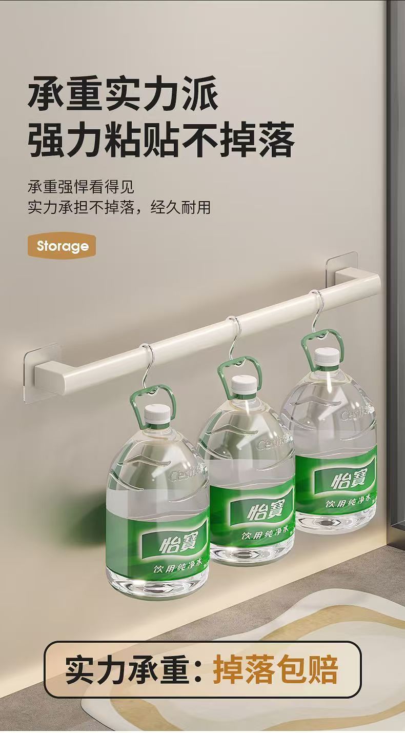 浴室拖鞋架壁挂式免打孔鞋架挂式墙上卫生间收纳厕所门后拖鞋挂架