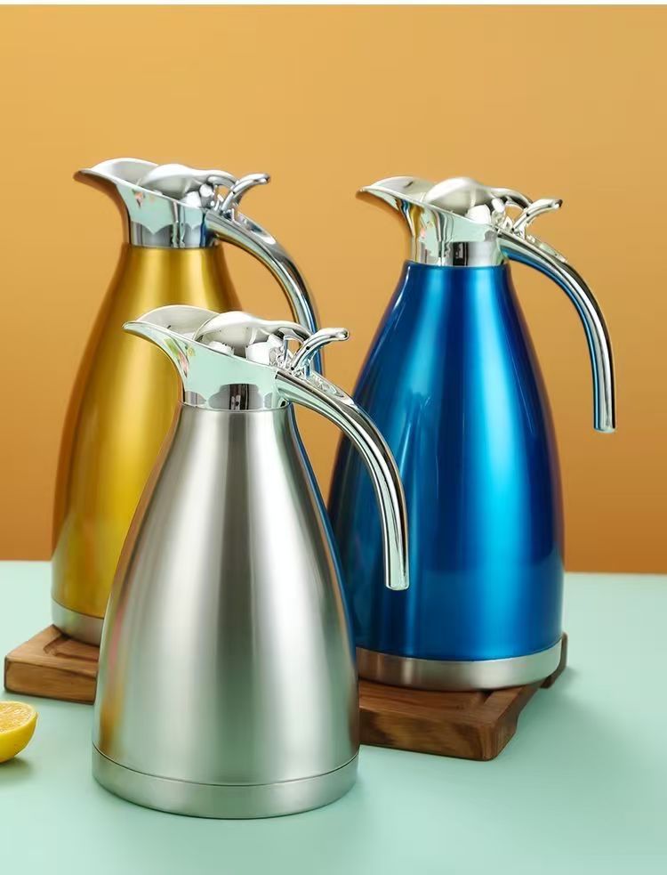 304不锈钢保温壶商用餐饮店保温热水壶酒店餐厅定制刻字开水暖瓶