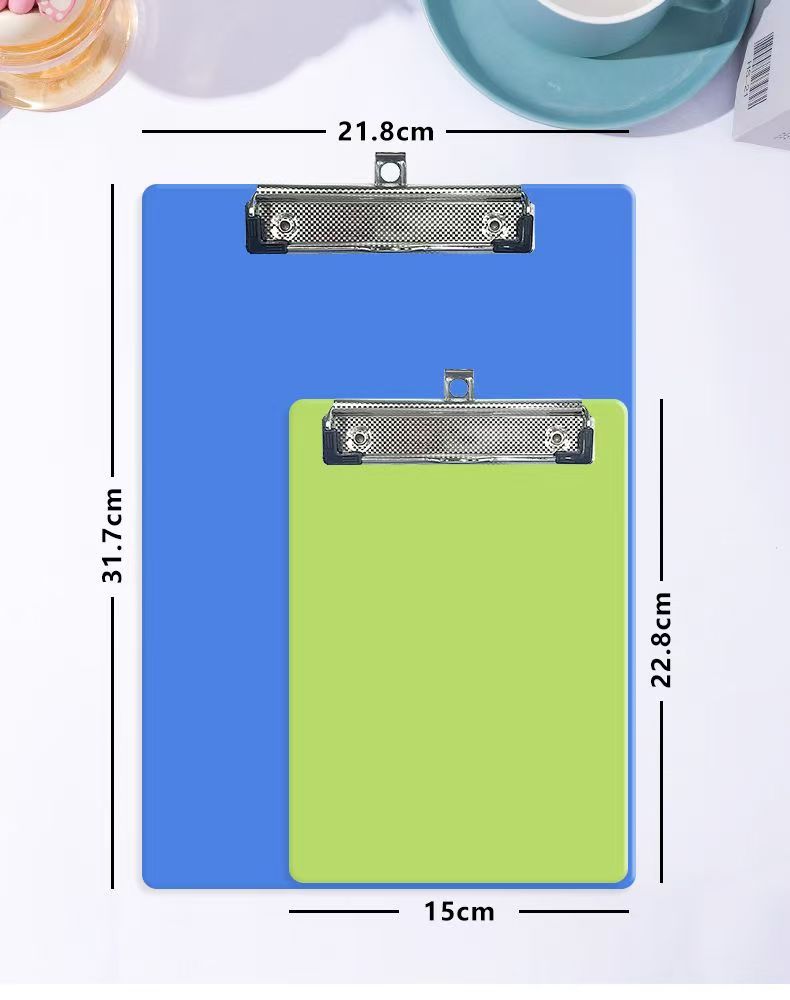 加厚A4文件夹板A5点菜单板夹文件写字夹板票据写字垫板夹彩色板夹
