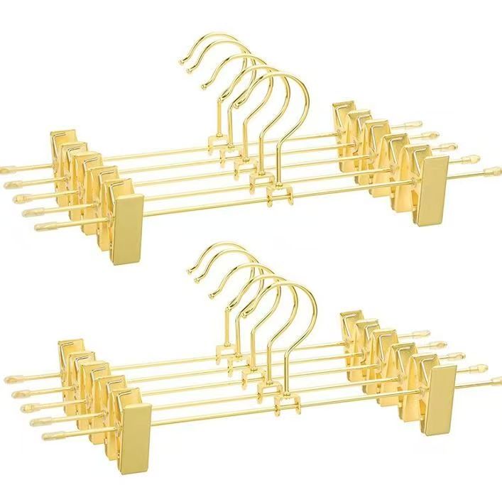 铝合金裤架裤夹子衣架家用无痕铝制挂衣架裤子衣架裙夹强力防滑