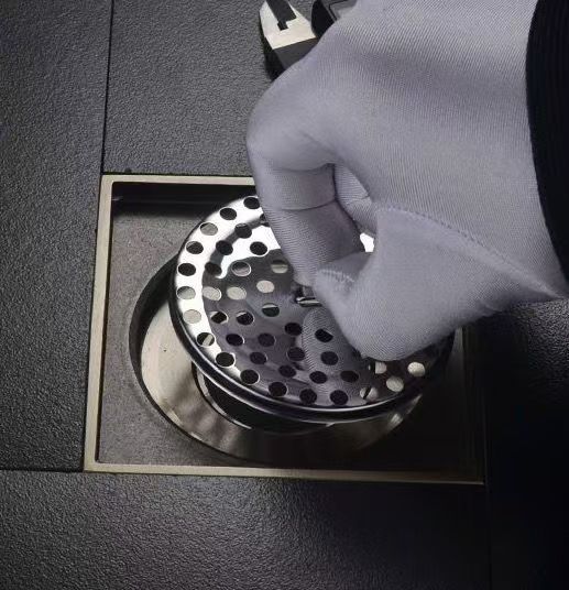 地漏盖子不锈钢圆形加厚浴室卫生间厕所下水道防堵过滤头发配件片