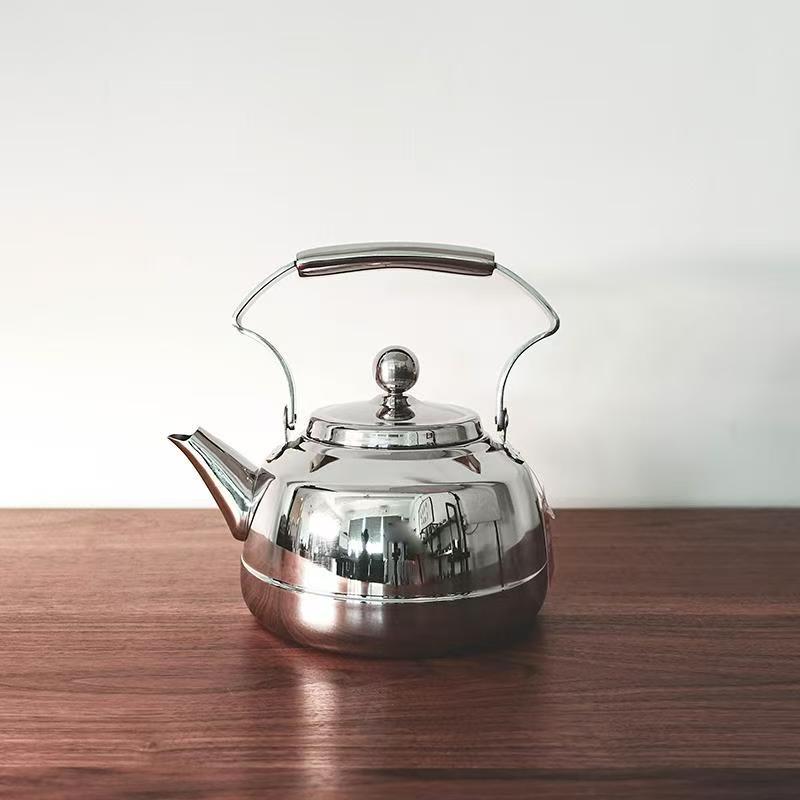 不锈钢茶壶餐厅饭店茶水壶黄酒壶烧水壶带过滤网玲珑壶