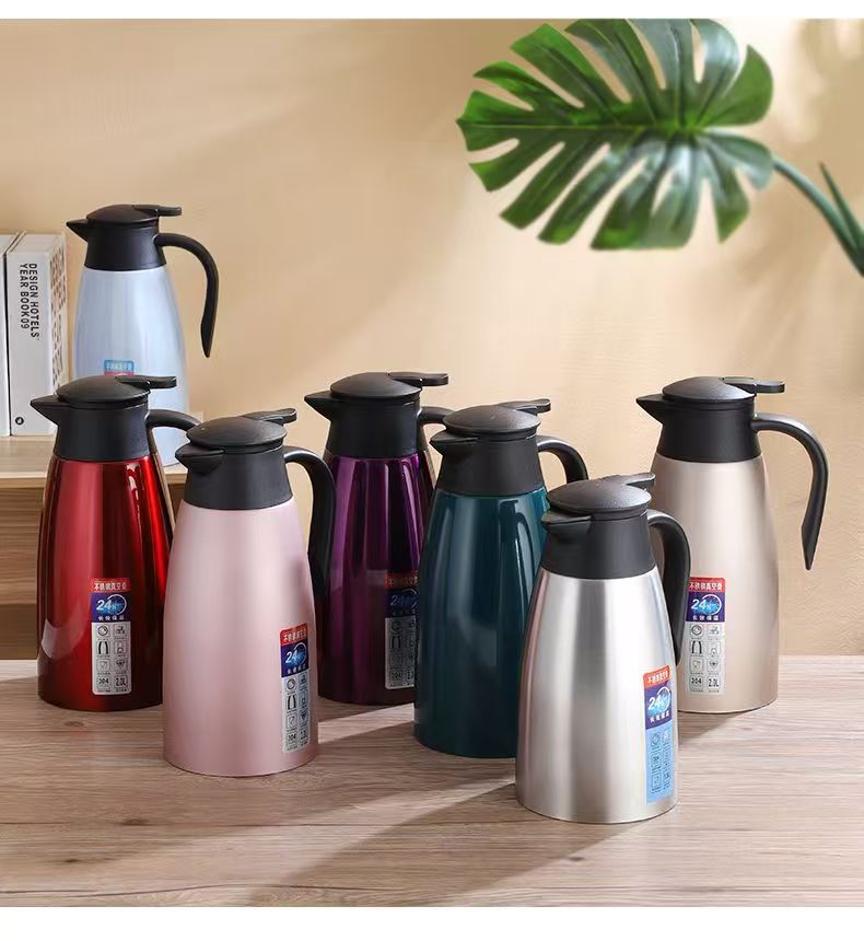 不锈钢迎宾壶24小时保温水壶冬天家用办公热水瓶新款耐用开水壶暖