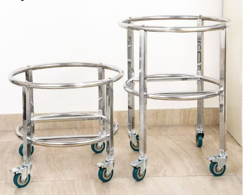 加厚不锈钢汤桶架子汤锅开水桶带滑轮支架食堂餐厅商用保温桶推车