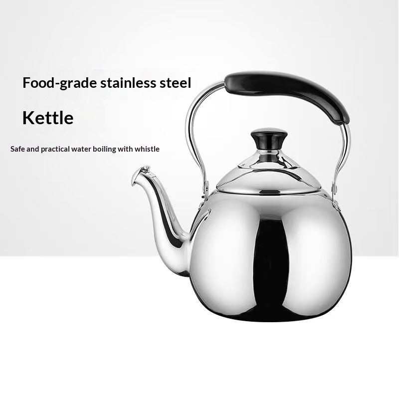 不锈钢典韵壶烧水壶家用加厚水沸鸣笛小型热水壶煤气燃气电磁炉通用