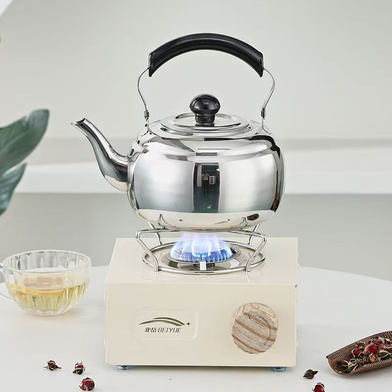 老式功夫茶户外露营烧水壶泡茶壶复古不锈钢家用小茶壶带滤网