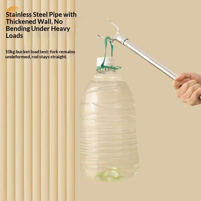 伸缩晾衣杆晾衣衣杆铝合金耐用衣叉撑家用阳台叉子出租屋衣服晾晒