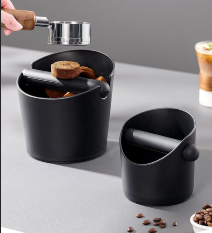 加厚敲渣桶半自动咖啡机小圆渣桶家用咖啡圆形粉桶咖啡粉收纳工具