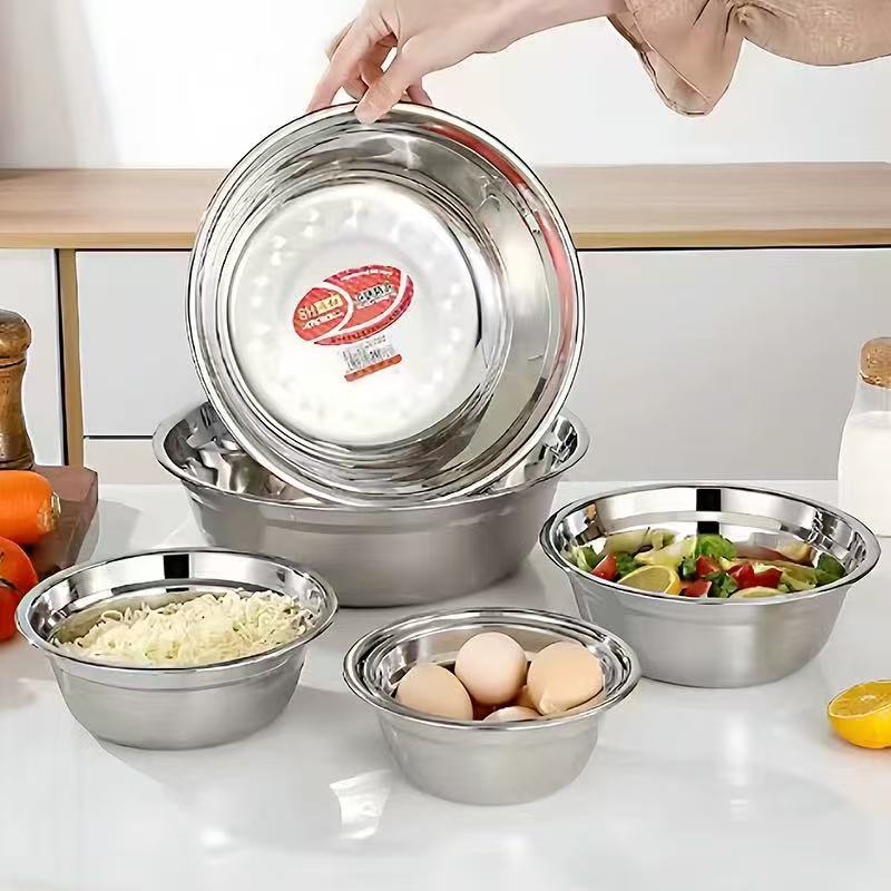 不锈钢盆不锈钢汤盆不锈钢小盆汤碗食堂不锈钢碗不锈钢汤碗不锈碗