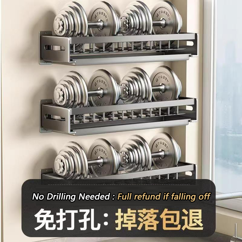 枪灰碗架沥水架厨房洗碗架免打孔墙上壁挂碗碟收纳架碗盘置物架子