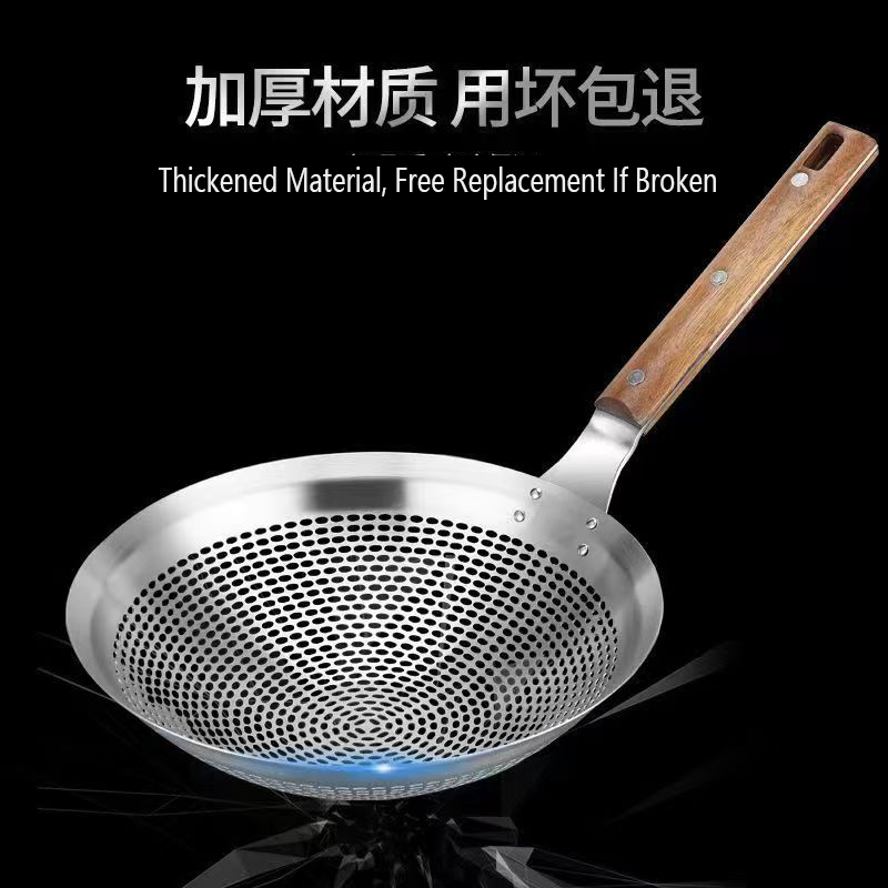 加厚漏勺巨厚不锈钢漏勺家用捞面捞饺子过滤网大号厨房油炸笊篱