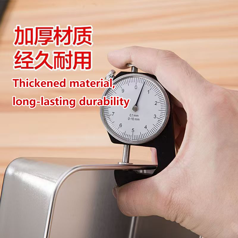 日式不锈钢调味盒带盖方形料盒盐罐八格六格套装佐料调味盒冰粉盒