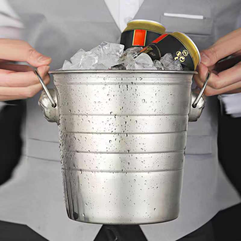 酒吧灵魂 冰桶 不锈钢虎头加厚欧式香槟桶红酒桶 TKV酒吧会所冰桶