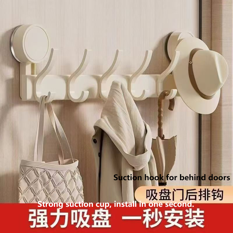 吸盘门后卫生间挂钩强力粘胶免打孔强力承重