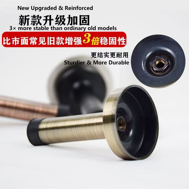 不锈钢门顶免打孔门后防撞限位器门碰挡门器入户门门挡固定阻门器